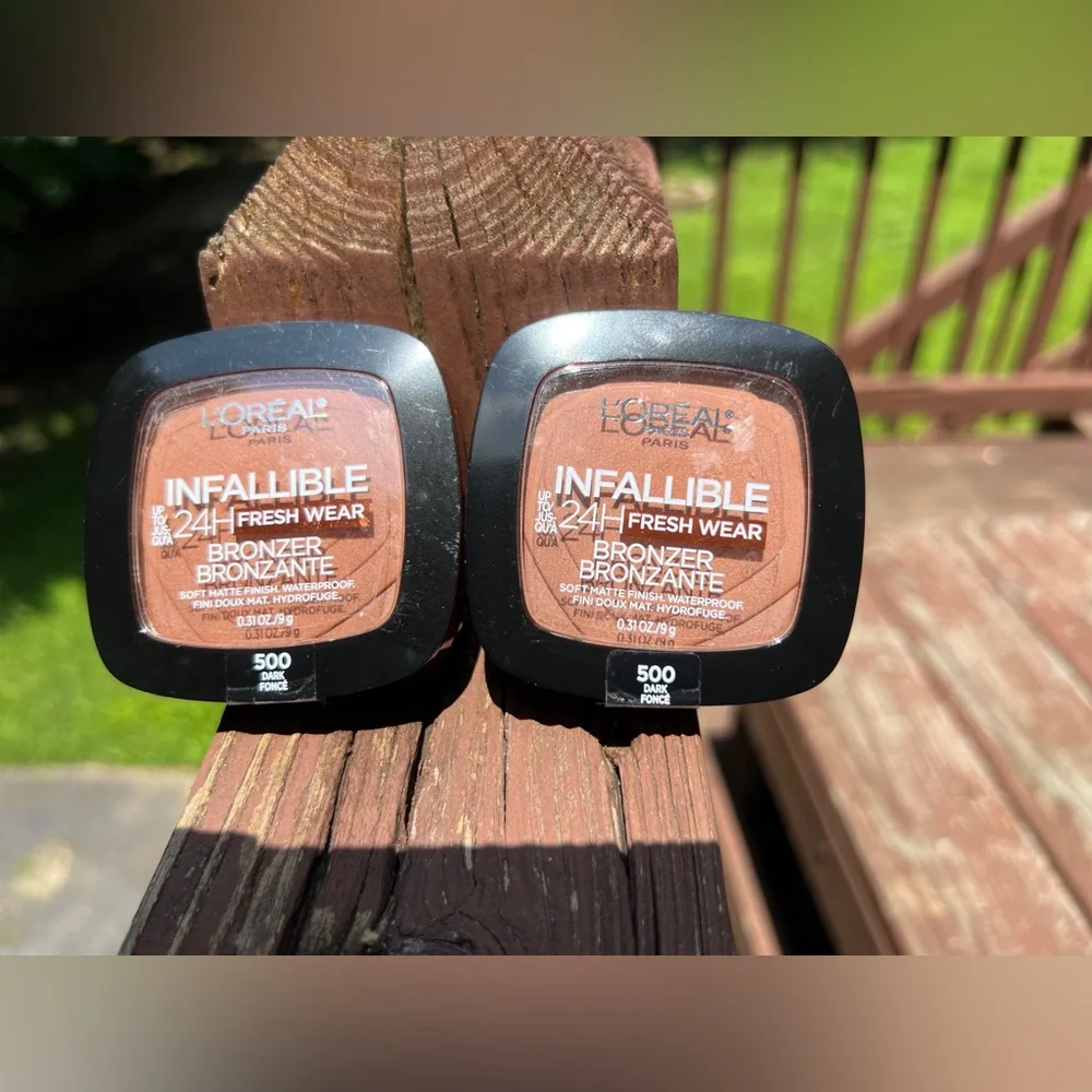 L'OREAL Paris Infallible 24H Fresh Wear Soft Matte Waterproof Bronzer #500 Dark